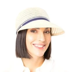 Lilietta Hanf Visor By Lierys -Hut Shopping Lilietta Hanf Visor by Lierys.56030 7