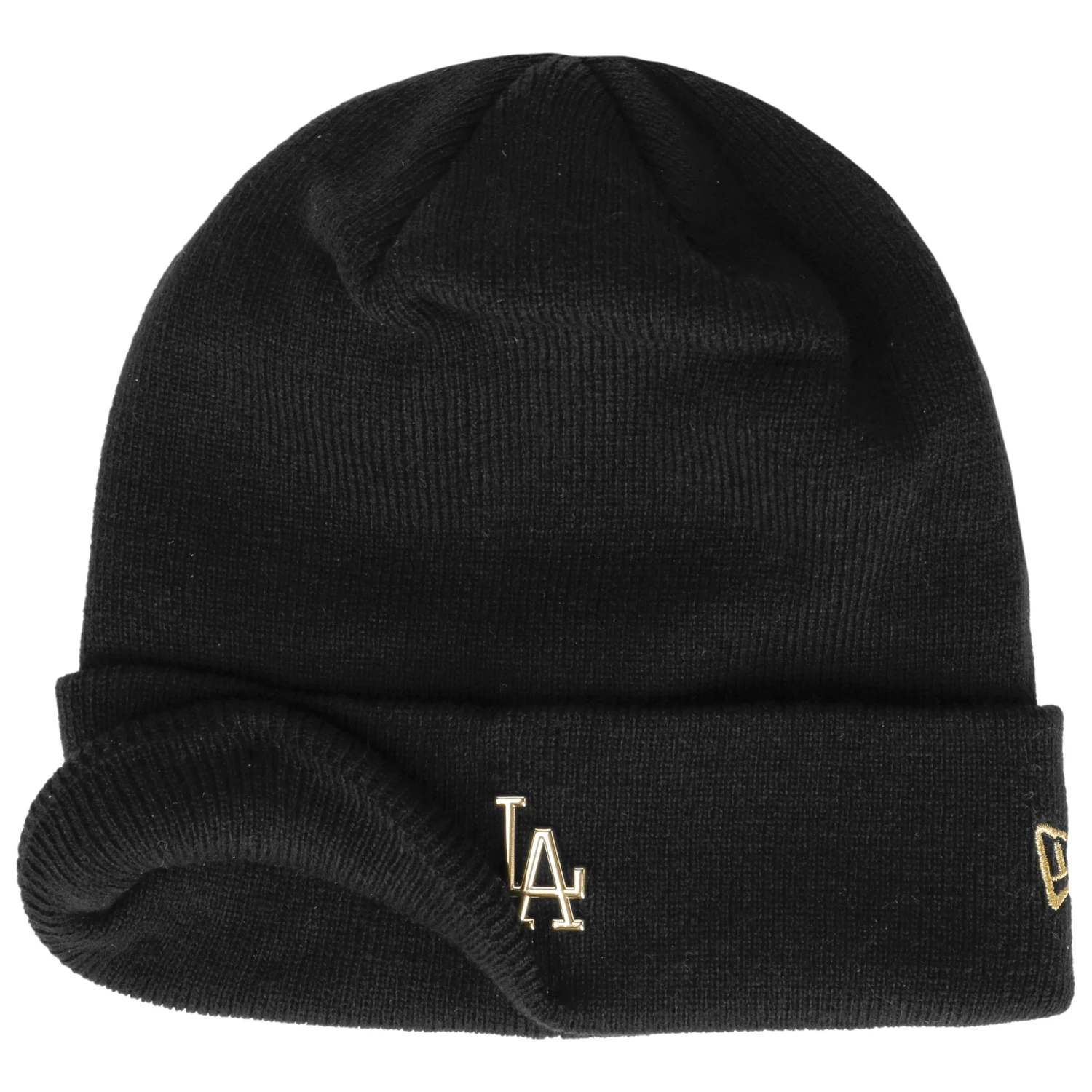 MLB Dodgers Metallic Badge Beanie By New Era 1 MLB Dodgers Metallic Badge Beanie By New Era
