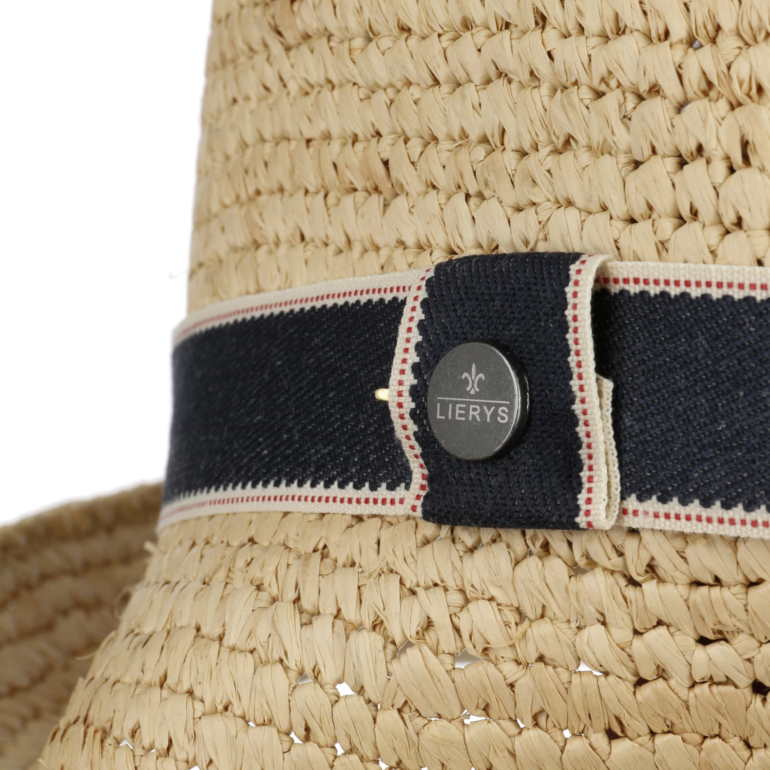 Melone Raffiastroh Mit Denimband By Lierys 3 Melone Raffiastroh Mit Denimband By Lierys – Bild 3