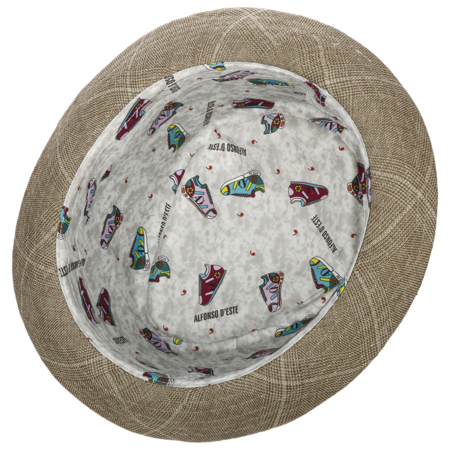 Merlos Diamond Player Leinenhut By Alfonso DEste 2 Merlos Diamond Player Leinenhut By Alfonso DEste – Bild 2