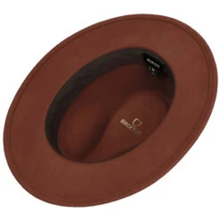 Mester Fedora Wollhut By Brixton -Hut Shopping Mester Fedora Wollhut by Brixton terracotta.60969 2rf80