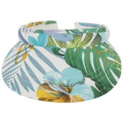 Multicolour Flower Visor By Lipodo -Hut Shopping Multicolour Flower Visor by Lipodo wei blau.61429 1rf258