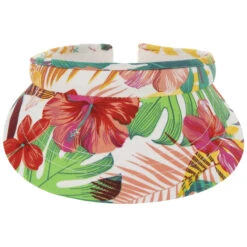 Multicolour Flower Visor By Lipodo -Hut Shopping Multicolour Flower Visor by Lipodo wei orange.61429 1rf267
