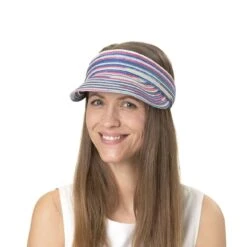 Multicolour Strohvisor By Seeberger 19 Multicolour Strohvisor By Seeberger -Hut Shopping Multicolour Strohvisor by Seeberger.64104 7