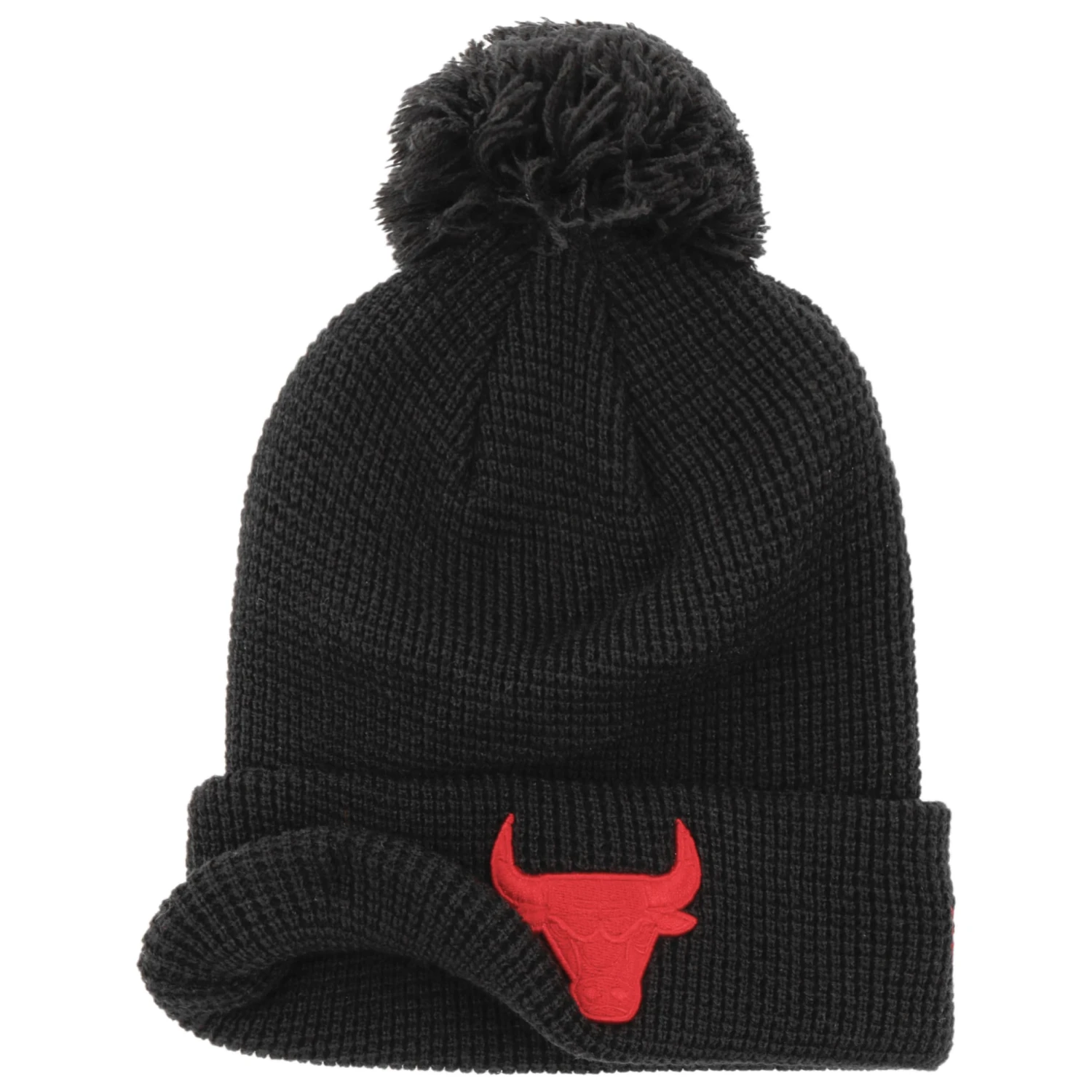 NBA Team Pop Bobble Bulls Beanie By New Era 1 NBA Team Pop Bobble Bulls Beanie By New Era