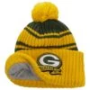 NFL 22 SPRTKNT Packers Beanie By New Era
