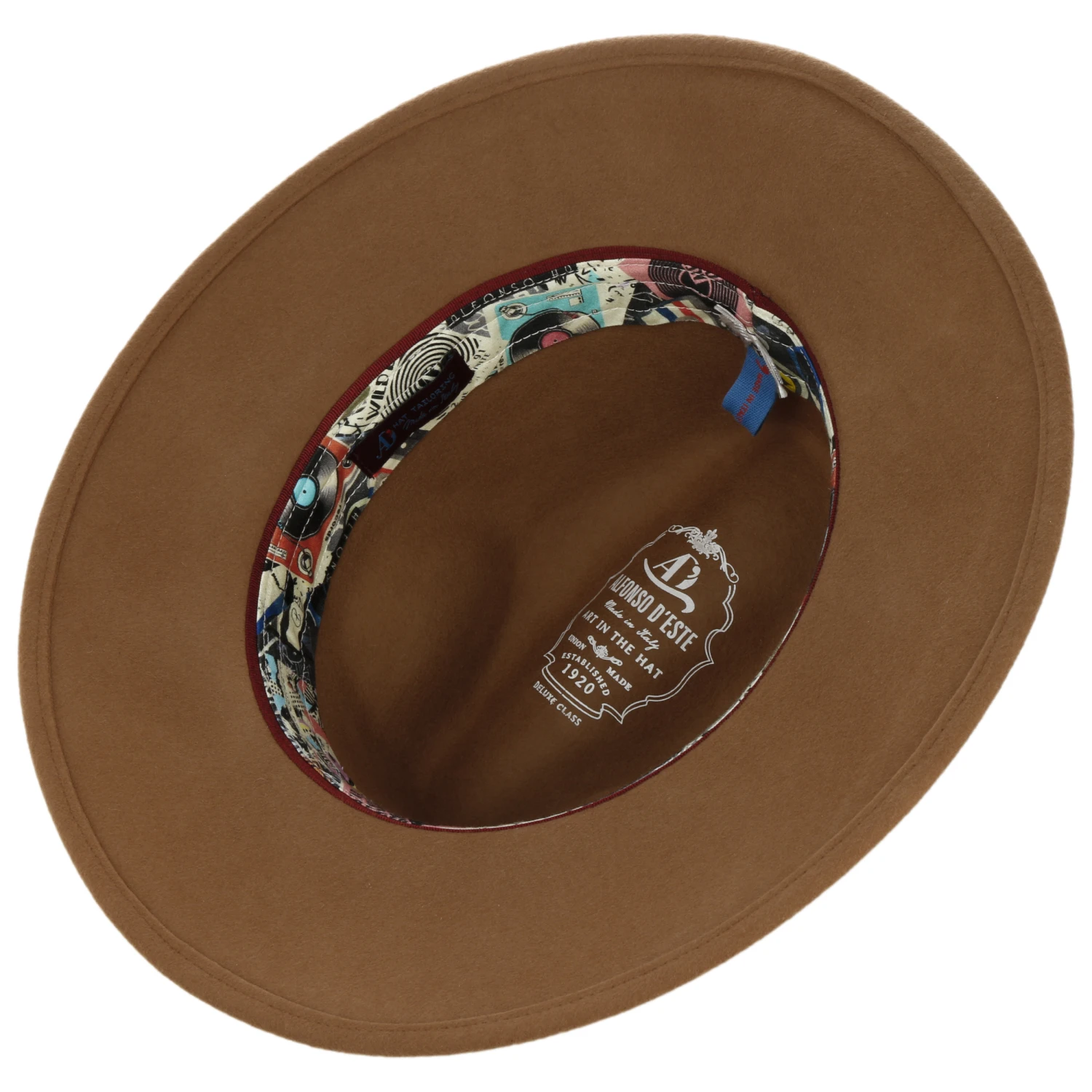 Paisley Crown Wollhut By Alfonso DEste 2 Paisley Crown Wollhut By Alfonso DEste – Bild 2