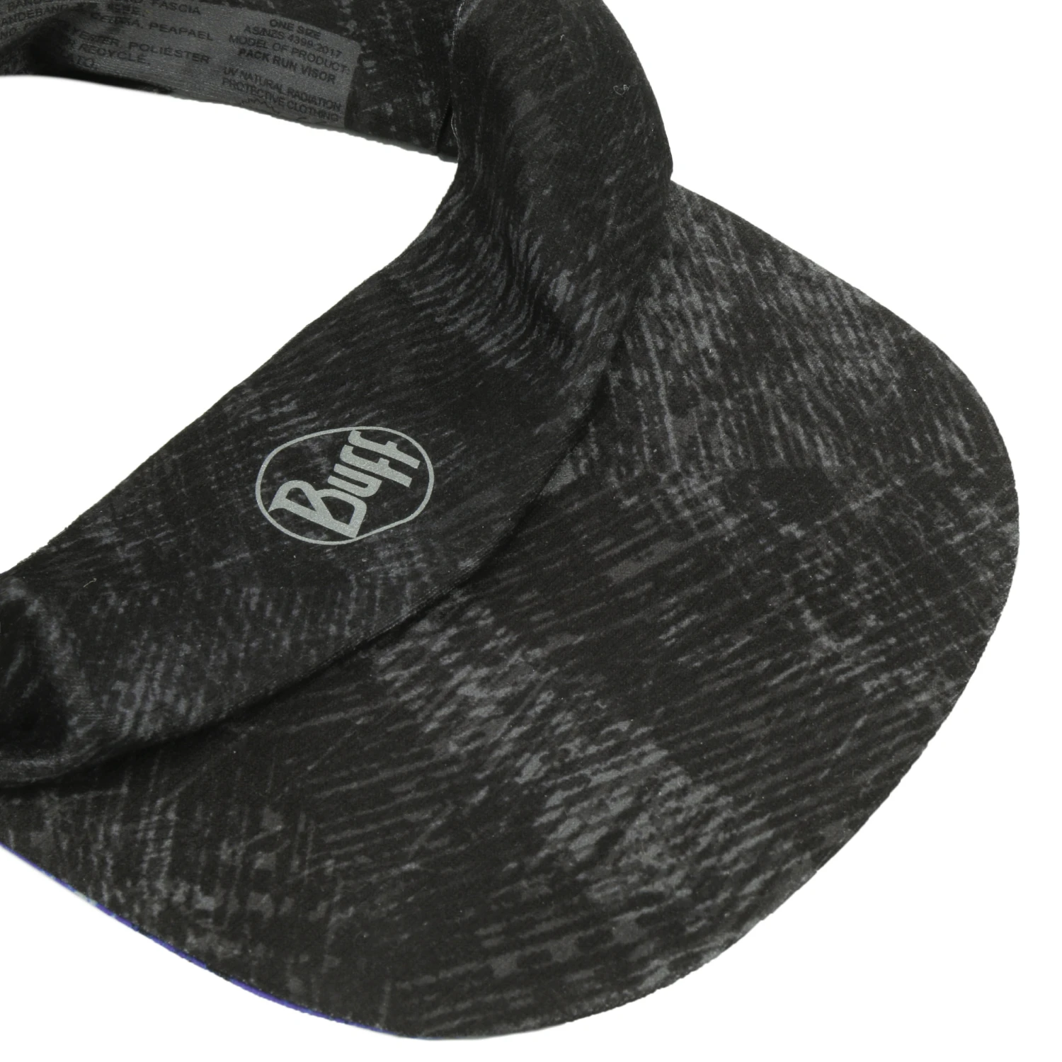 Pattern Rush Graphite Pack Run Visor By BUFF 1 Pattern Rush Graphite Pack Run Visor By BUFF