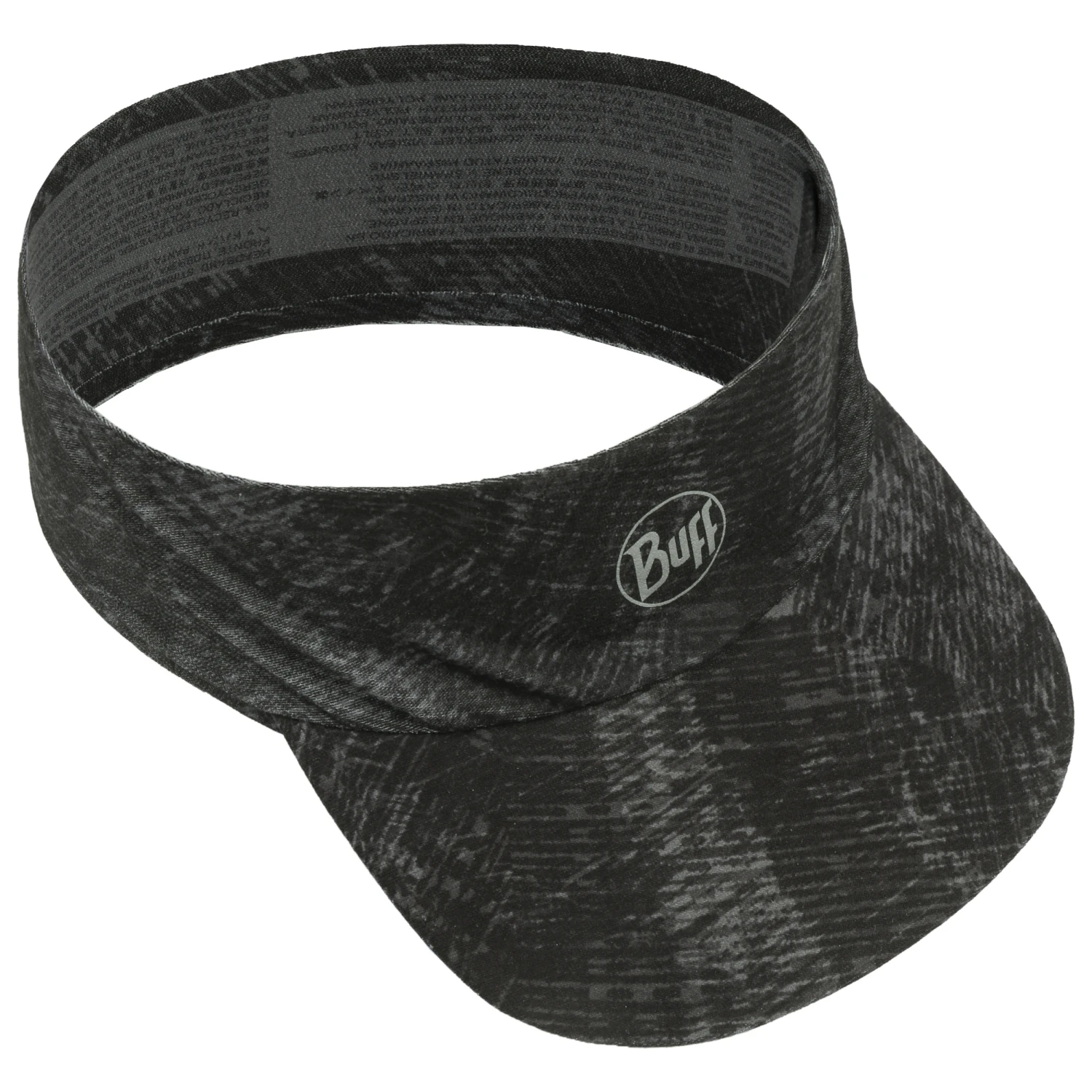 Pattern Rush Graphite Pack Run Visor By BUFF 5 Pattern Rush Graphite Pack Run Visor By BUFF – Bild 5