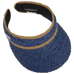 Raffia Schild Visor By Seeberger 10 Raffia Schild Visor By Seeberger -Hut Shopping Raffia Schild Visor by Seeberger blau.42830 1rf2