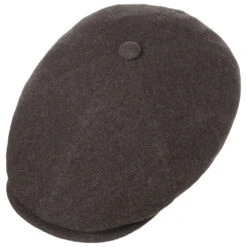 Reid 6 Panel Flatcap By Stetson