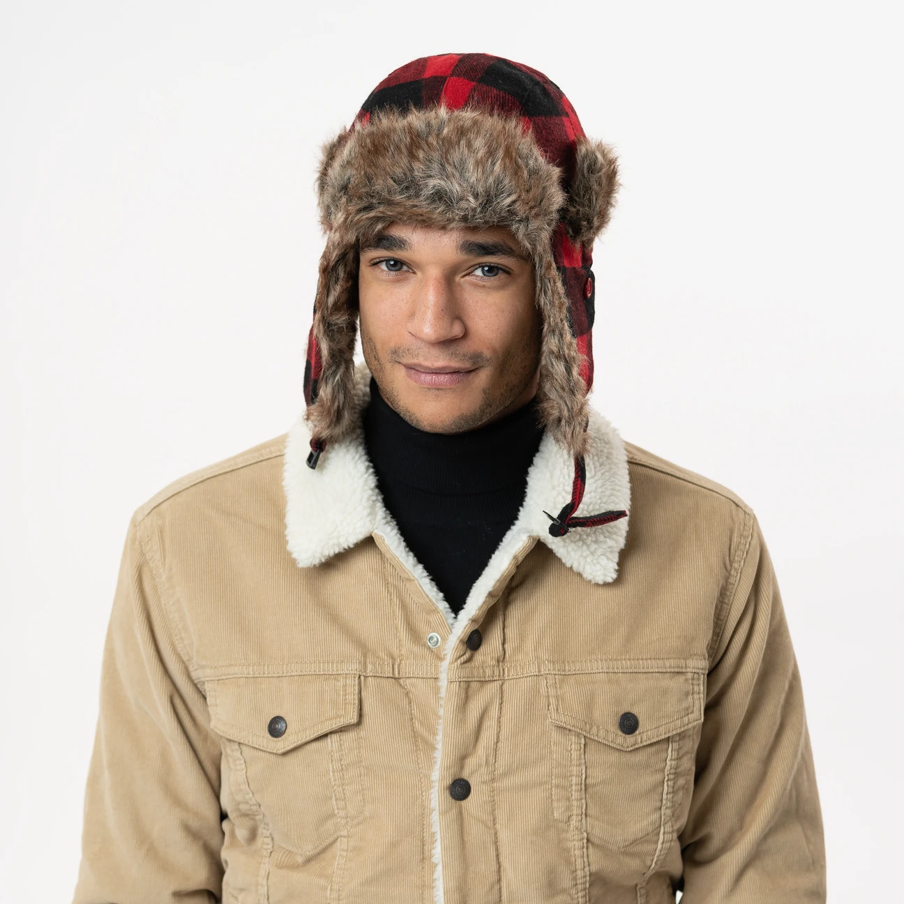 Schottenkaro Fliegermütze By Lipodo 2 Schottenkaro Fliegermütze By Lipodo – Bild 2