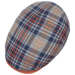 Seersucker Check Flatcap By Alfonso D´Este