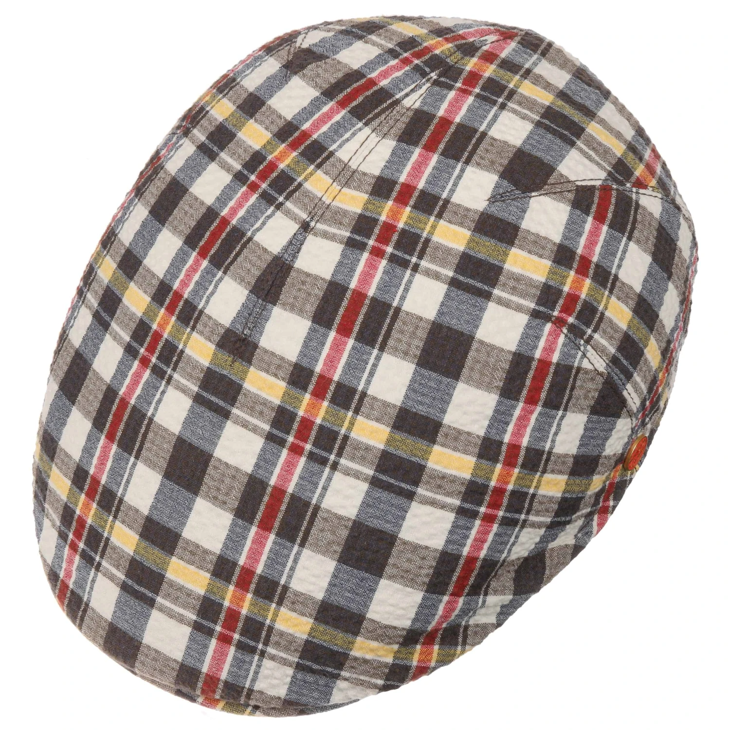 Sidney Seersucker Flatcap By Mayser 1 Sidney Seersucker Flatcap By Mayser