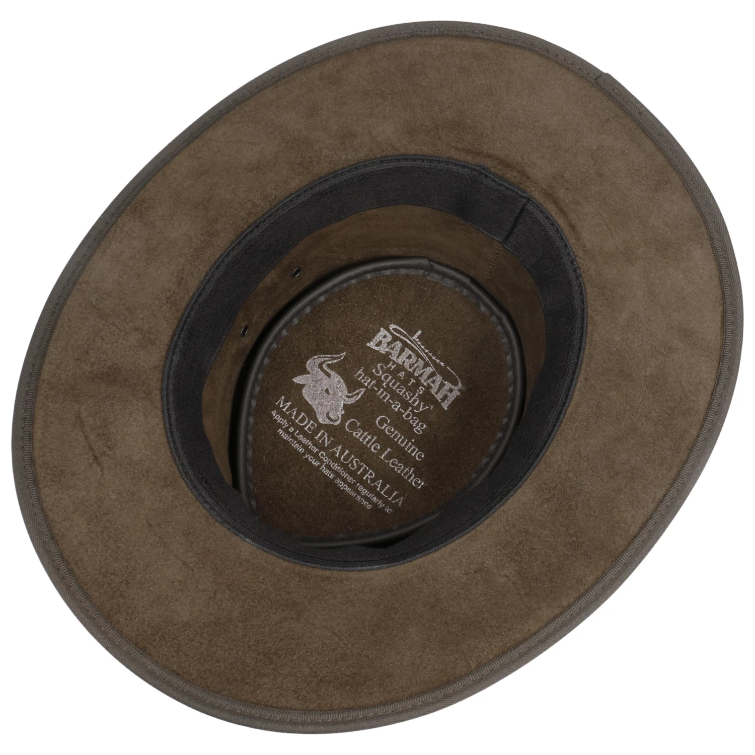 Squashy Twotone Lederhut By BARMAH 3 Squashy Twotone Lederhut By BARMAH – Bild 3