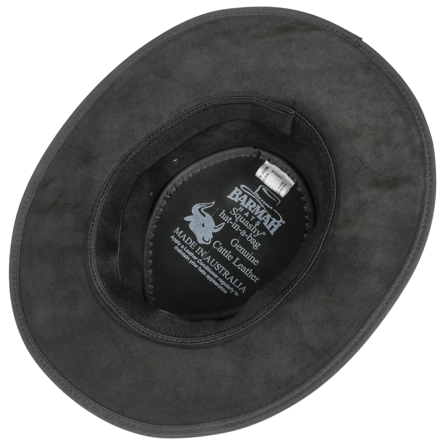 Squashy Twotone Lederhut By BARMAH 4 Squashy Twotone Lederhut By BARMAH – Bild 4