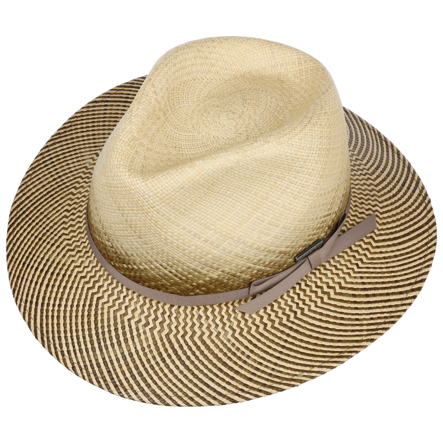 Striped Brim Panamahut By Stetson 1 Striped Brim Panamahut By Stetson