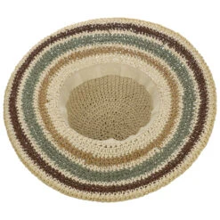 Titelseite -Hut Shopping Striped Brim Schlapphut by Lipodo beige braun.61659 2rf238