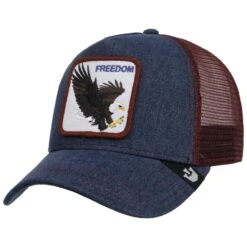 The Freedom Eagle Trucker Cap By Goorin Bros. 11 The Freedom Eagle Trucker Cap By Goorin Bros. -Hut Shopping The Freedom Eagle Trucker Cap by Goorin Bros dunkelblau.61400 rf192