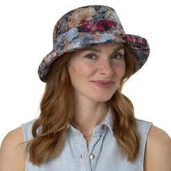 Tivena Flower Stoffhut By Seeberger 19 Tivena Flower Stoffhut By Seeberger -Hut Shopping Tivena Flower Stoffhut by Seeberger.64893 7