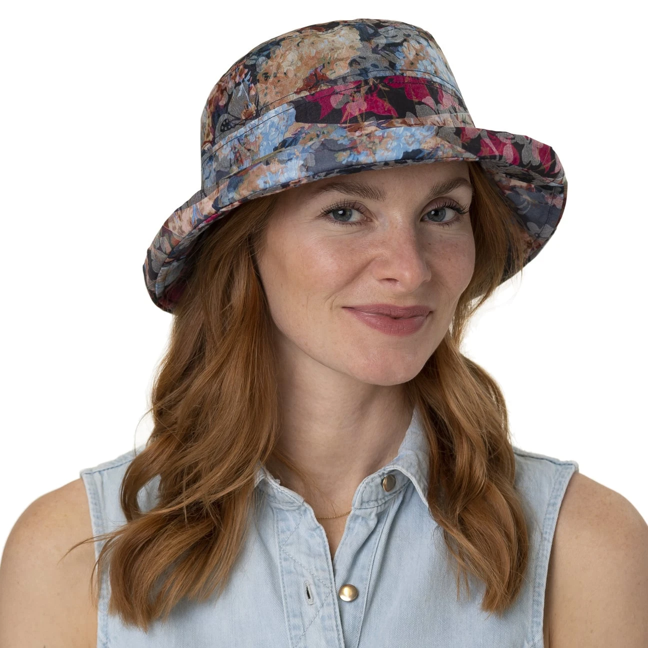 Tivena Flower Stoffhut By Seeberger 10 Tivena Flower Stoffhut By Seeberger – Bild 10