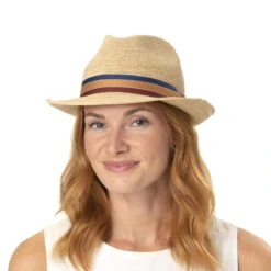 Tricolour Band Crochet Trilby By Lierys 10 Tricolour Band Crochet Trilby By Lierys -Hut Shopping Tricolour Band Crochet Trilby by Lierys.53413 7
