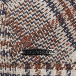 Trisco Seide-Wolle Flatcap By Stetson -Hut Shopping Trisco Seide Wolle Flatcap by Stetson beige blau.58132 4rf212