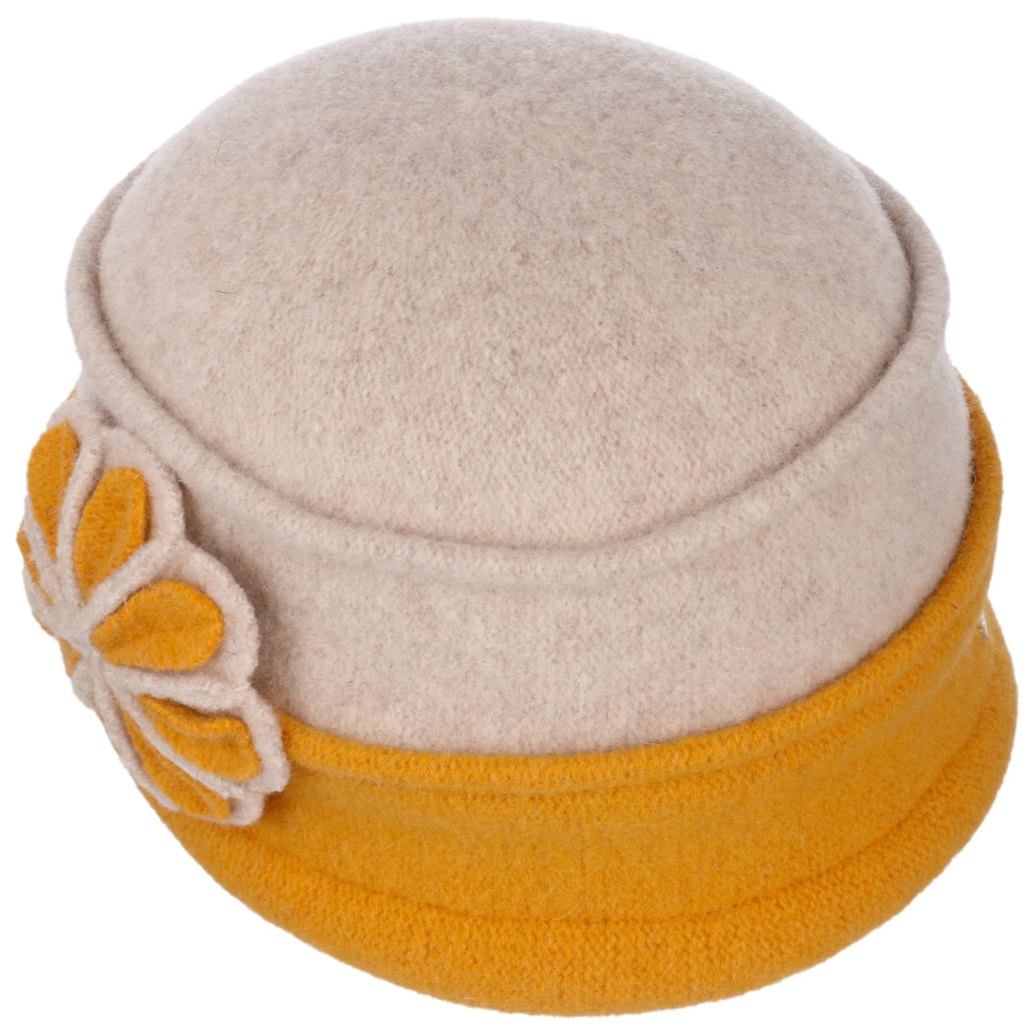 Twotone Walkmütze Mit Blume By Seeberger 2 Twotone Walkmütze Mit Blume By Seeberger – Bild 2
