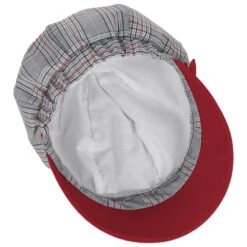 Velamie Check Ballonmütze By Lipodo 12 Velamie Check Ballonmütze By Lipodo -Hut Shopping Velamie Check Ballonmuetze by Lipodo grau rot.61668 2rf181