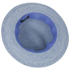 Venanzia Fedora Strohhut By Seeberger -Hut Shopping Venanzia Fedora Strohhut by Seeberger blau.61481 2rf2