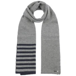 Villerson Stripes Kaschmirschal By Stetson -Hut Shopping Villerson Stripes Kaschmirschal by Stetson anthrazit.58962 rf16