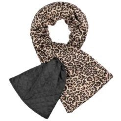 Wendeschal Mit Leo-Print 7 Wendeschal Mit Leo-Print -Hut Shopping Wendeschal mit Leo Print schwarz.55076 6rf4