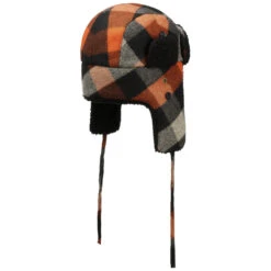 Wool Check Lapeer Fliegermütze By Stetson 10 Wool Check Lapeer Fliegermütze By Stetson -Hut Shopping Wool Check Lapeer Fliegermuetze by Stetson schwarz orange.62703 3rf193