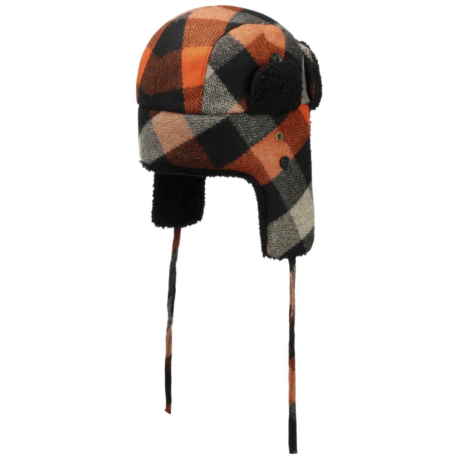 Wool Check Lapeer Fliegermütze By Stetson 3 Wool Check Lapeer Fliegermütze By Stetson – Bild 3