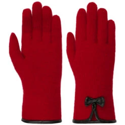 Woolmark Handschuhe Mit Lederpaspel 10 Woolmark Handschuhe Mit Lederpaspel -Hut Shopping Woolmark Handschuhe mit Lederpaspel rot.41922 rf3