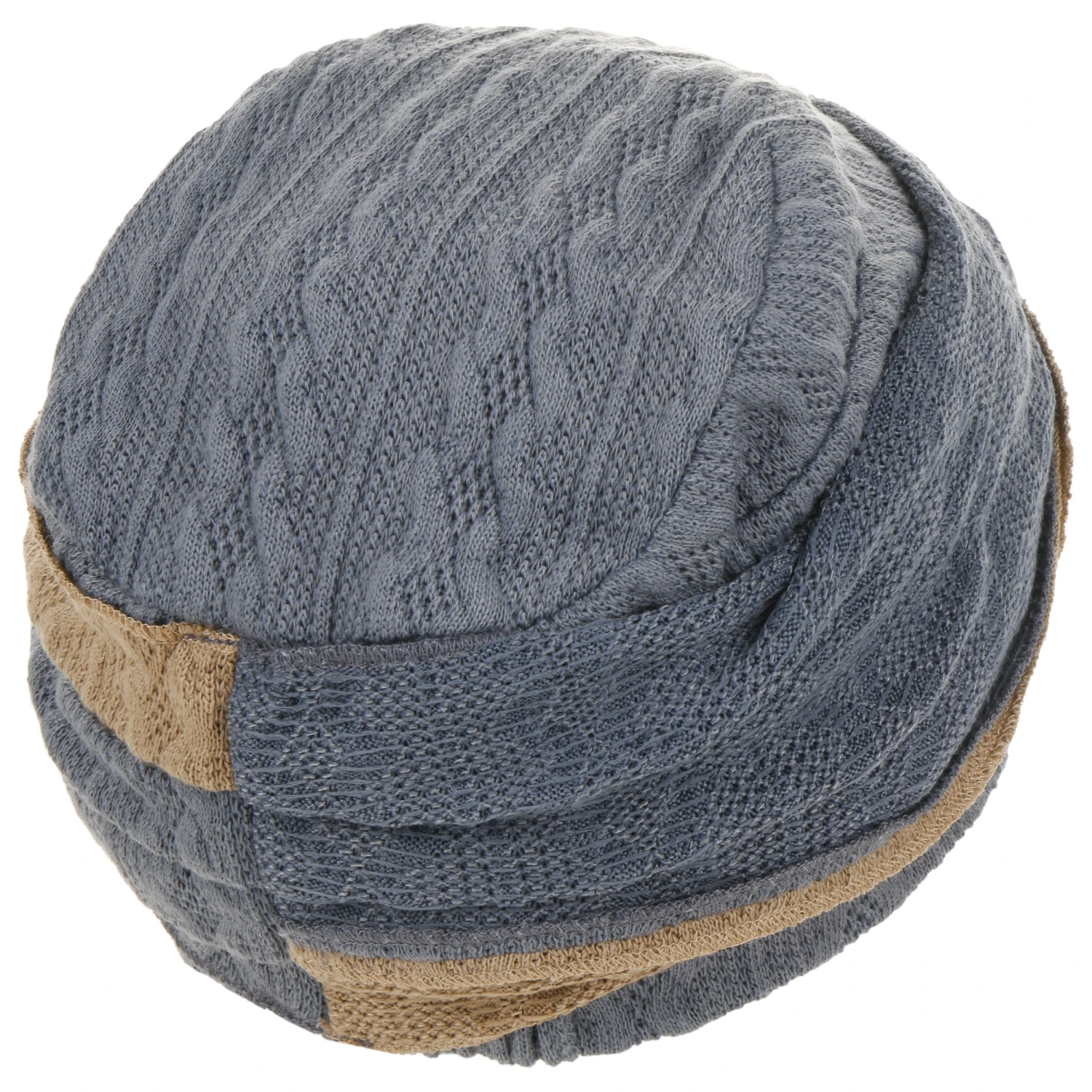 Zoya Pigeon Blue Turban By Christine Headwear 1 Zoya Pigeon Blue Turban By Christine Headwear