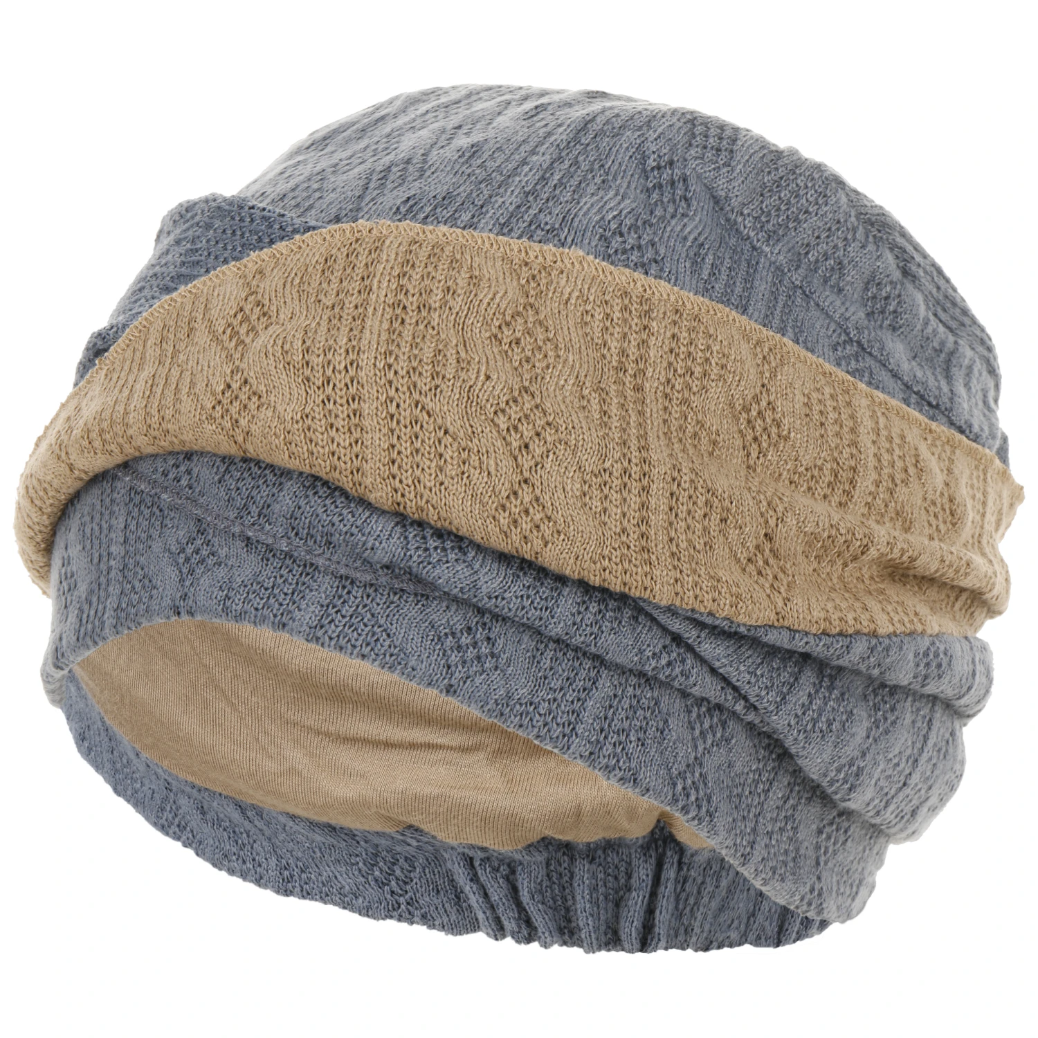 Zoya Pigeon Blue Turban By Christine Headwear 3 Zoya Pigeon Blue Turban By Christine Headwear – Bild 3